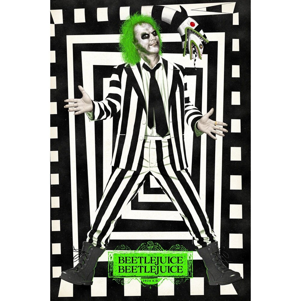 Beetlejuice by Jason Raish - Screen Print 24x36 Hand-numbered /150 In hand